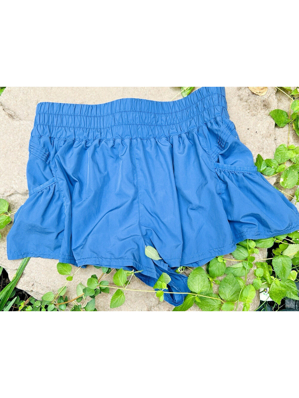 FP Movement The Way Home Shorts Periwinkle Blue High Waist Athletic Running